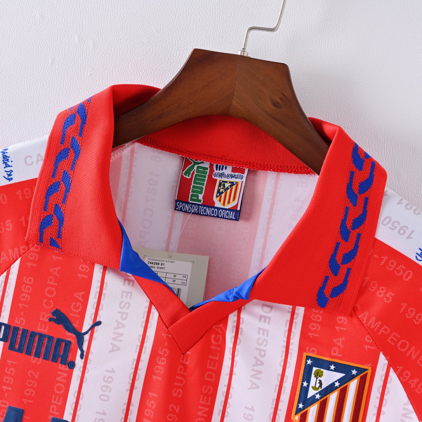 Atletico Madrid 1995/1996 Home Jersey