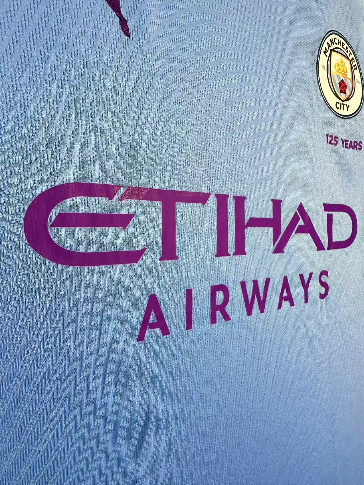 Manchester City 2019/2020 Home Jersey
