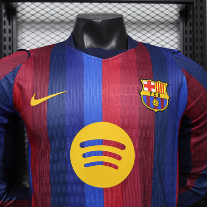 Barcelona 2026/2027 Home Long Sleeve Jersey