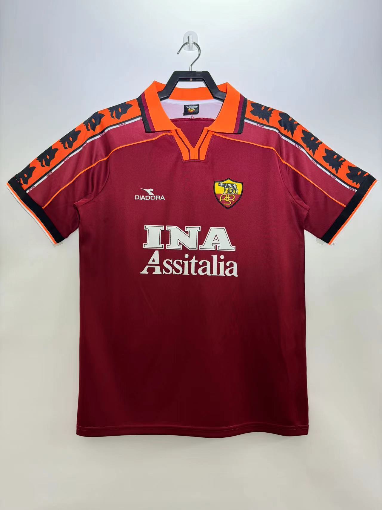 AS Roma 1998/1999 Home Jersey