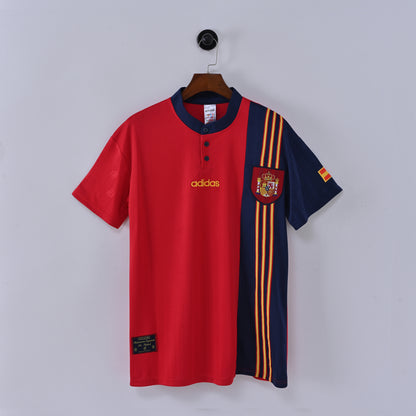 Spain 1996 Home Jersey