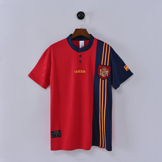 Spain 1996 Home Jersey