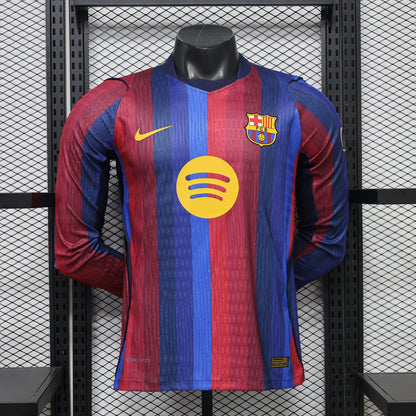 Barcelona 2026/2027 Home Long Sleeve Jersey