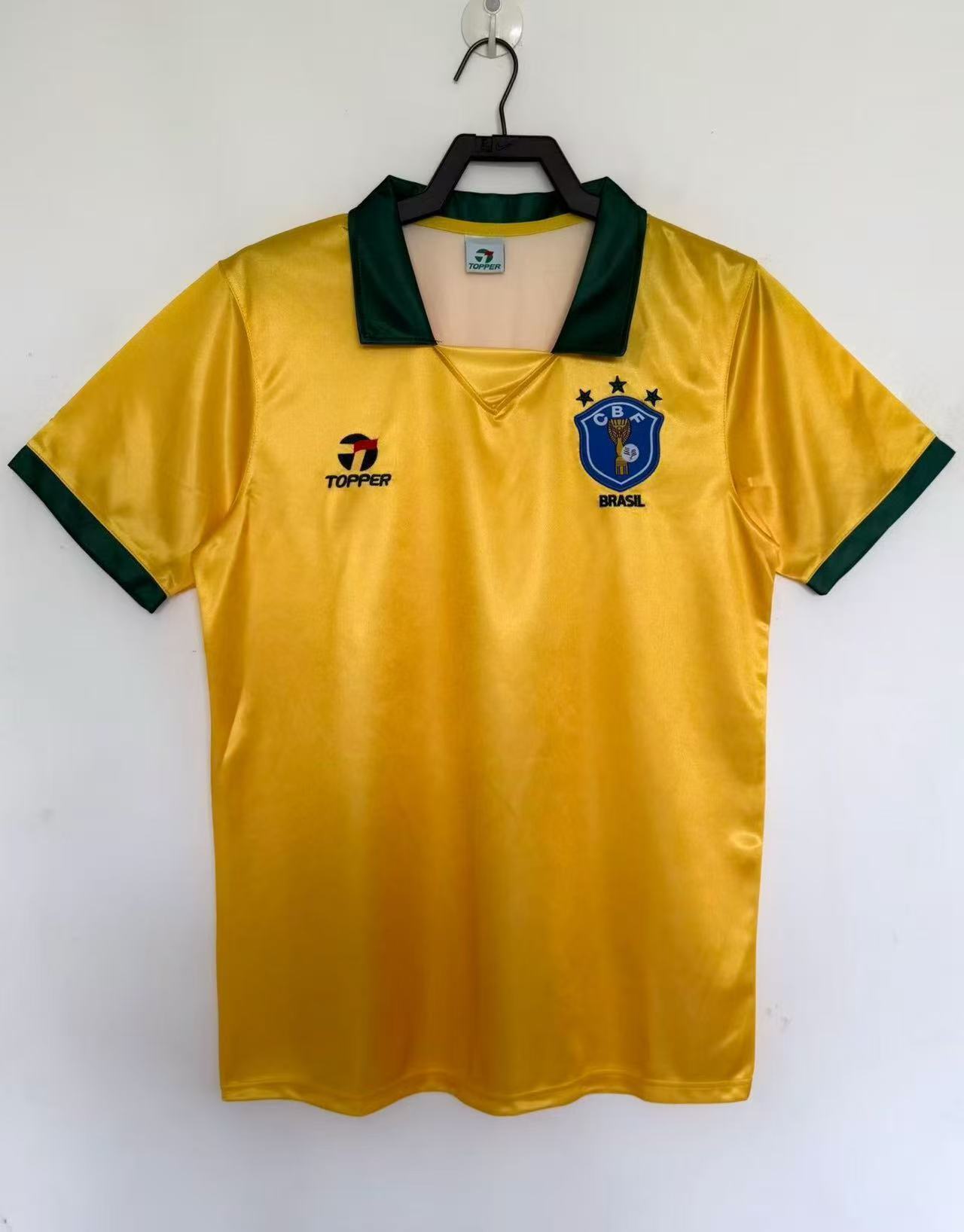 Brazil 1988 Home Jersey