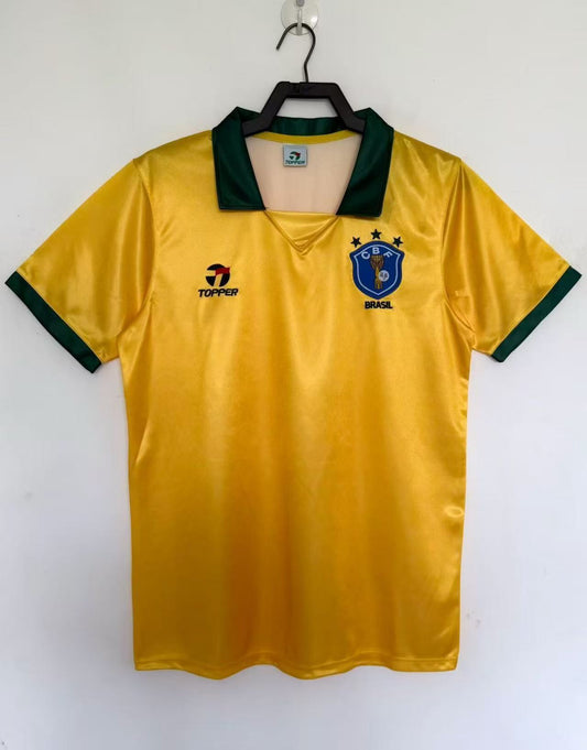 Brazil 1988 Home Jersey
