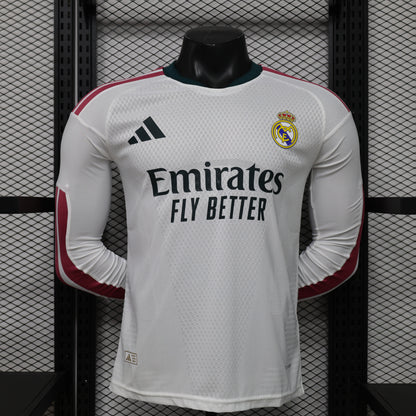 Real Madrid 2026/2027 Home Long Sleeve Jersey