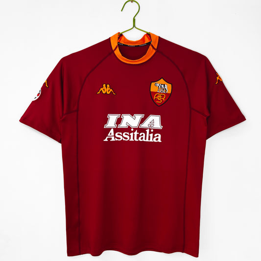 AS Roma 2001/2002 Home Jersey