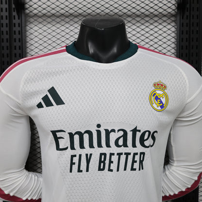 Real Madrid 2026/2027 Home Long Sleeve Jersey
