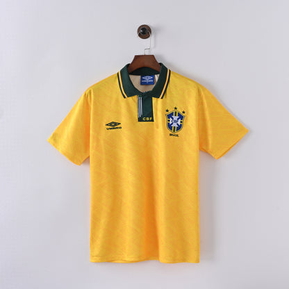 Brazil 1992 Home Jersey
