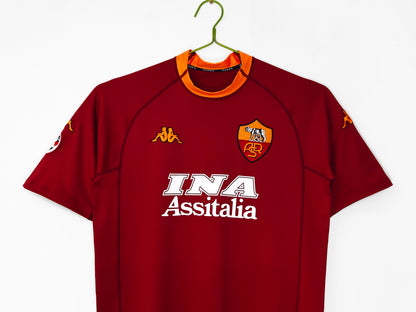 AS Roma 2001/2002 Home Jersey